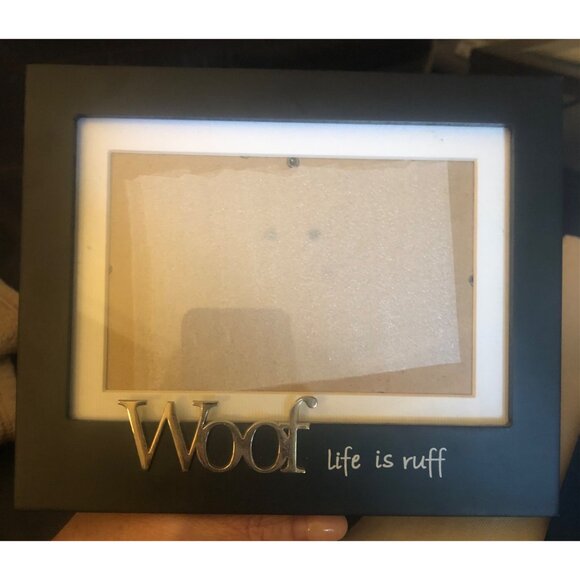 "Woof Life is Ruff" Picture Frame 8 X 6.5" - Picture 8 of 8